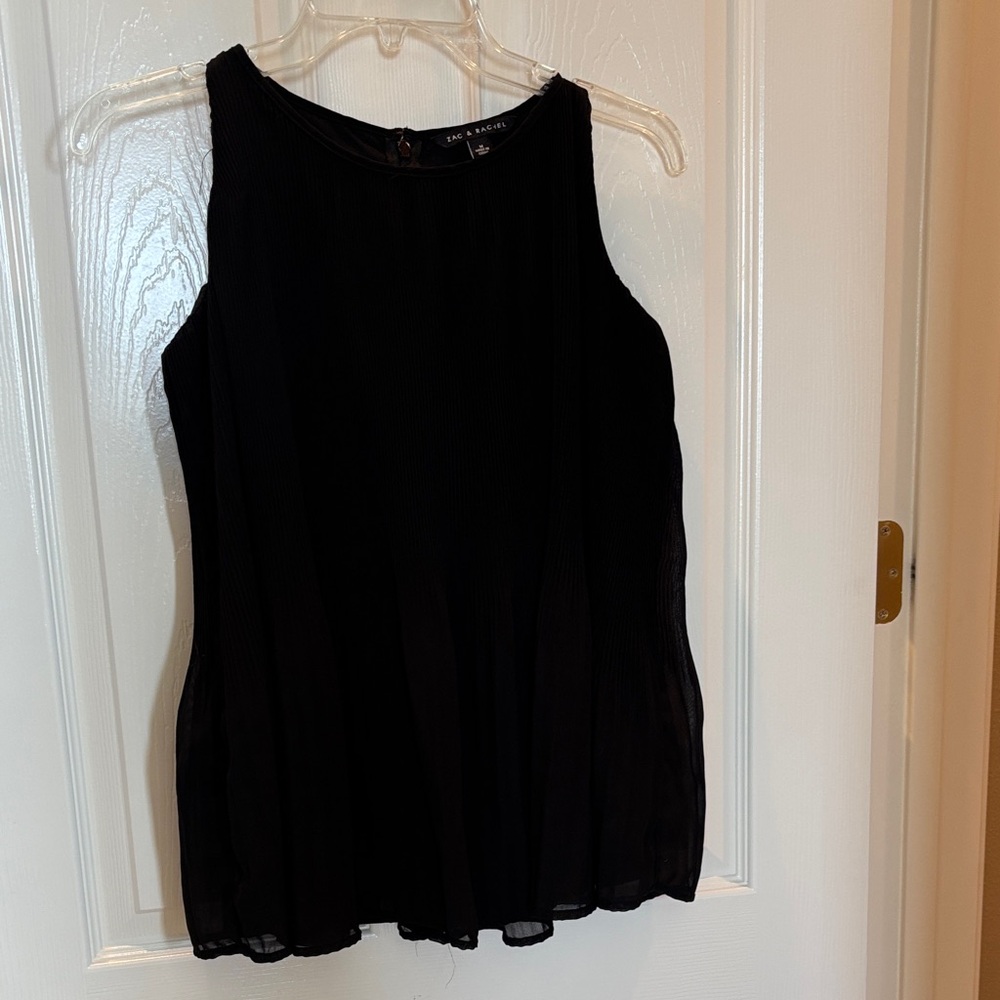Zac & Rachel Black Tank Top
